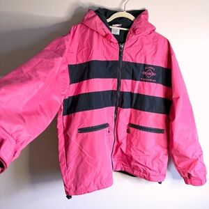 Alaska Ketchikan Ski and Snow Winter Jacket Fleece Lined and Windbreaker Fabric